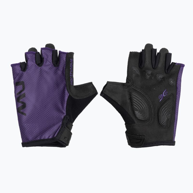 Dámské cyklistické rukavice Northwave Active Short Finger dark purple