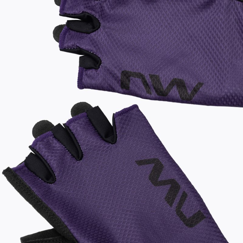 Dámské cyklistické rukavice Northwave Active Short Finger dark purple 4