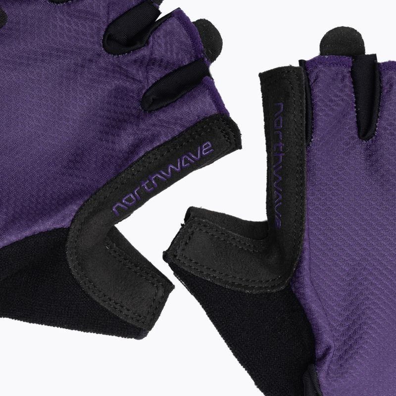 Dámské cyklistické rukavice Northwave Active Short Finger dark purple 5