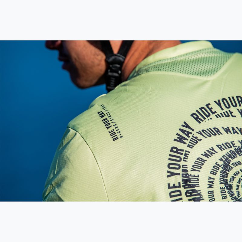 Pánský cyklistický dres Northwave Edge 2 cool matcha/black  8
