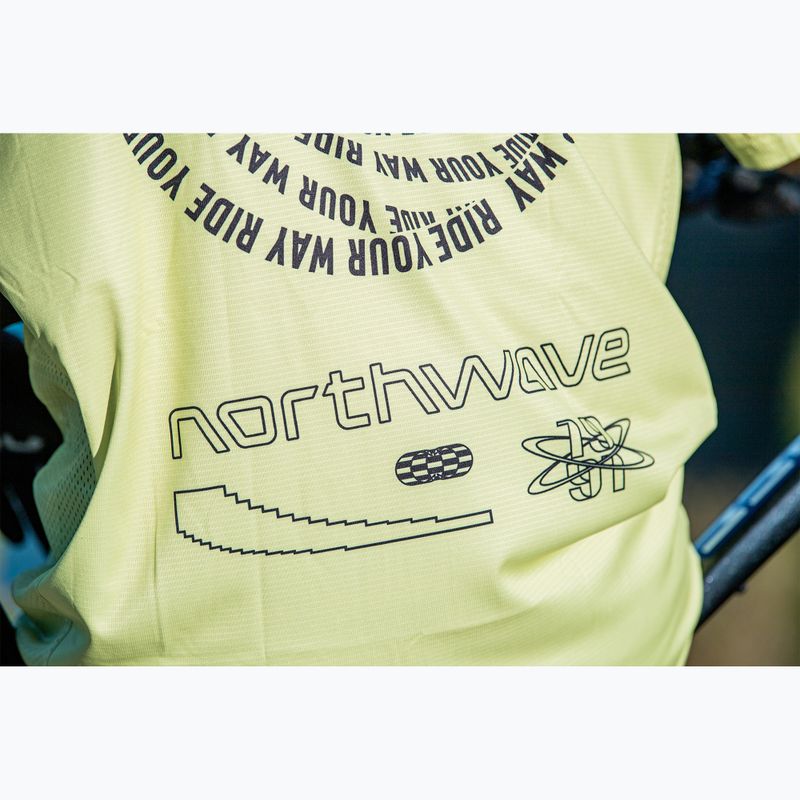 Pánský cyklistický dres Northwave Edge 2 cool matcha/black  9