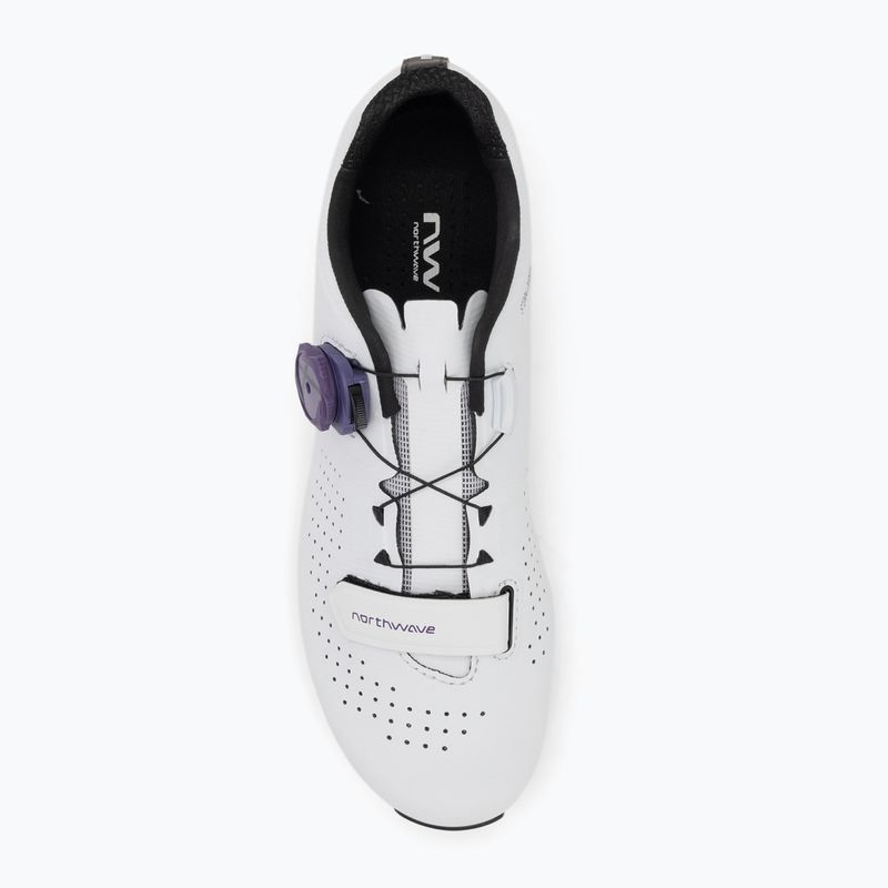 Dámské silniční boty Northwave Storm Carbon white/dark purple 5