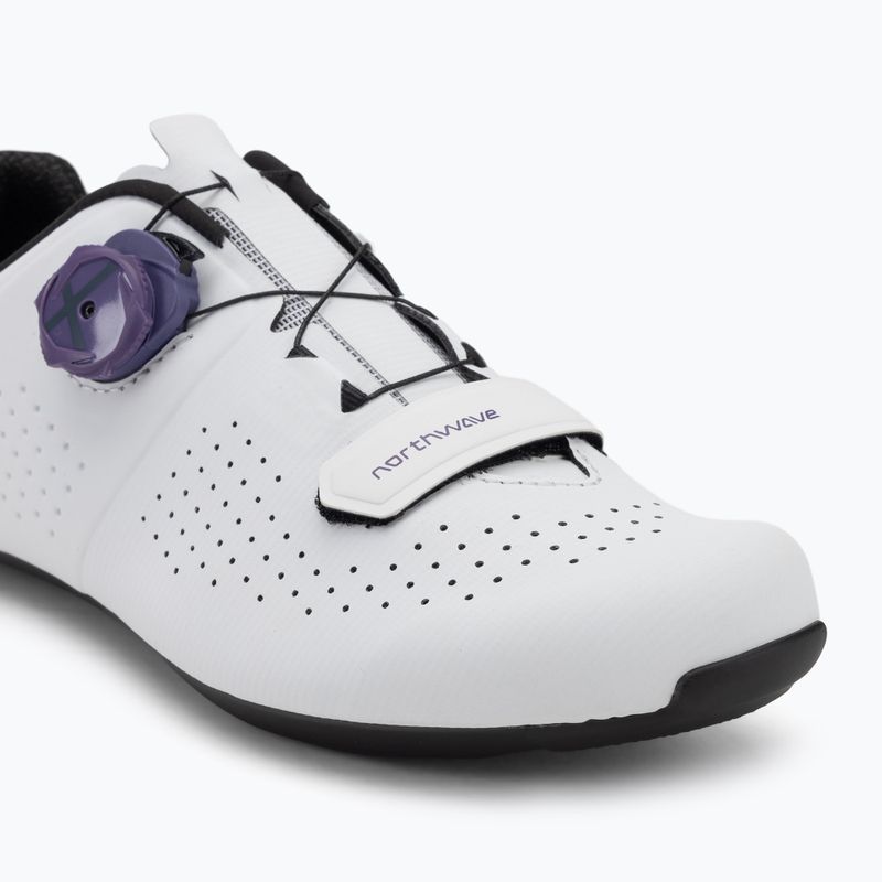 Dámské silniční boty Northwave Storm Carbon white/dark purple 7
