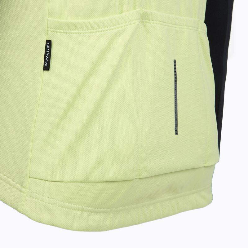 Pánská cyklistická mikina Northwave Force 2 Jersey FZ cool matcha/black 5