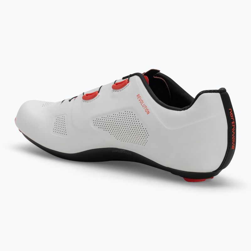 Pánské cyklistické tretry Northwave Revolution white/red fluo 3