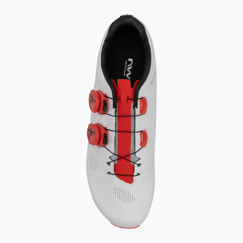 Pánské cyklistické tretry Northwave Revolution white/red fluo 5