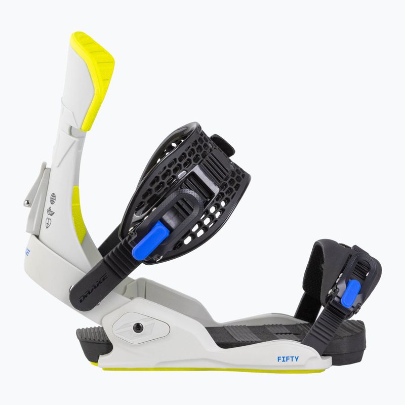 Pánské snowboardové vázání  Drake Fifty grey/lime 2