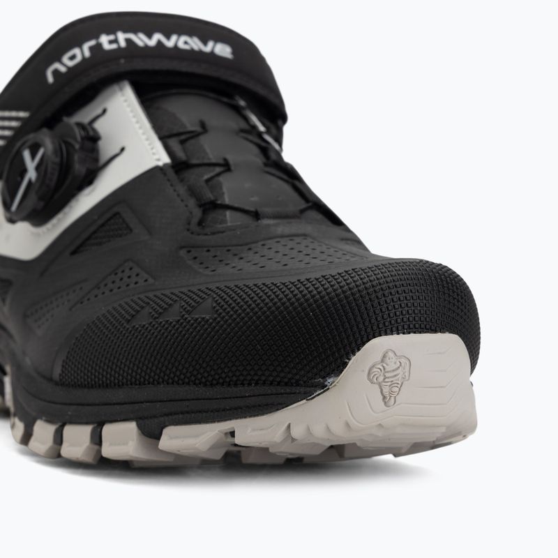 Cyklistické boty MTB pánské Northwave Spider Plus 3 black/light grey 7