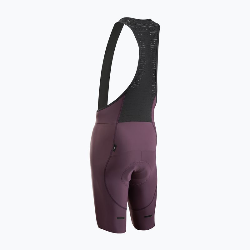 Pánské cyklistické šortky Northwave Fast Bibshort grape wine 2