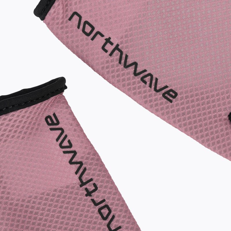 Dámské cyklistické rukavice Northwave Active Max Short Finger dusty malva 5