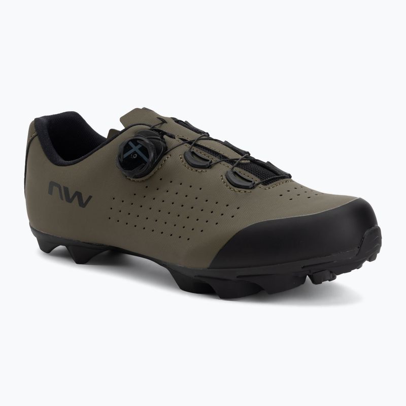 Cyklistické boty MTB pánské Northwave Scorpius Plus green forest/black