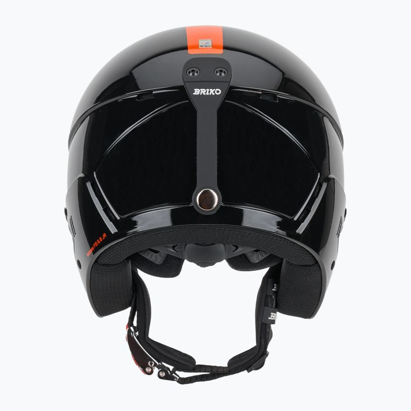 Dětská lyžařská helma Briko Vulcano FIS 6.8 JR shiny black/orange 3
