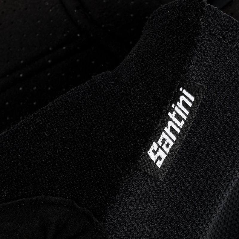 Santini Brisk cyklistické rukavice černé SP367RCLBRISKNES 3