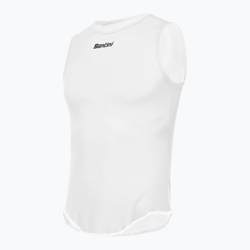 Pánský cyklistický dres bez rukávů Santini Baselayer Lieve white BM002GLLLIEVEBIXS 6