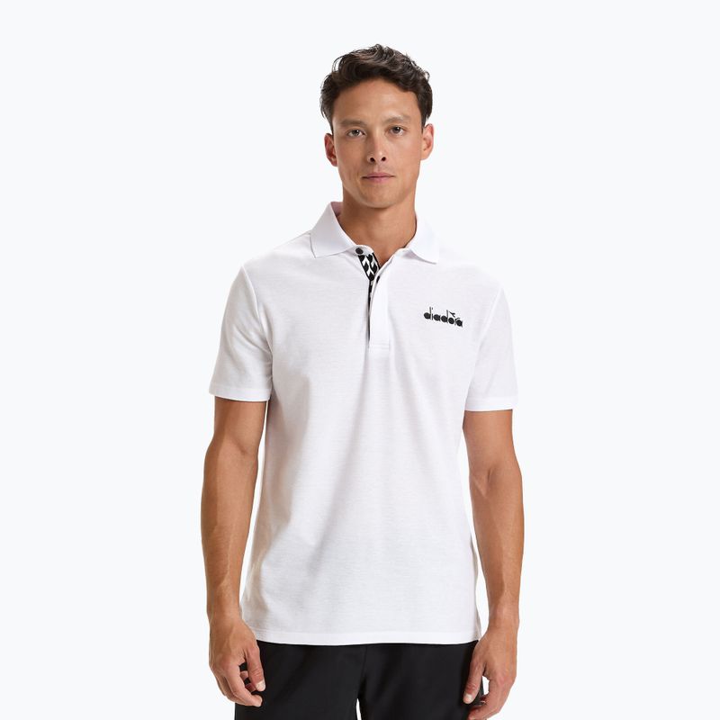Pánská polokošile Diadora Statement bílá DD-102.176856 2