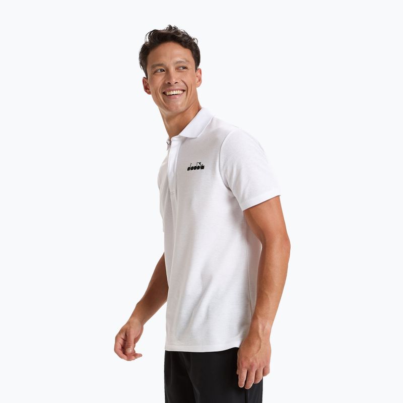 Pánská polokošile Diadora Statement bílá DD-102.176856 3