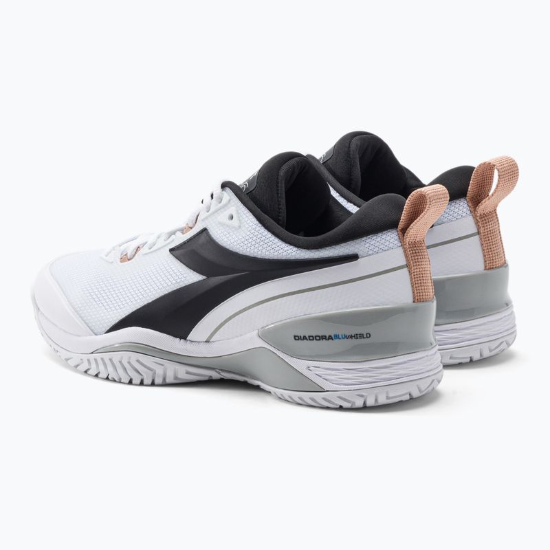 Dámská tenisová obuv Diadora Speed Blushield 5 AG white and black DD-101.176941 3