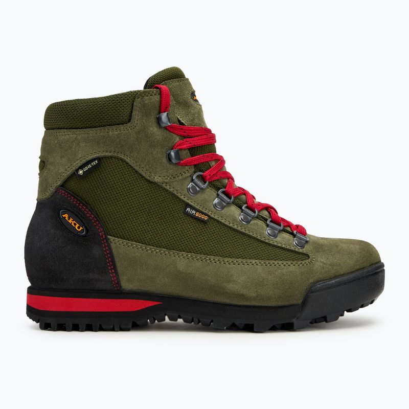 Pánské trekingové boty  AKU Slope Micro GTX military green/red 2