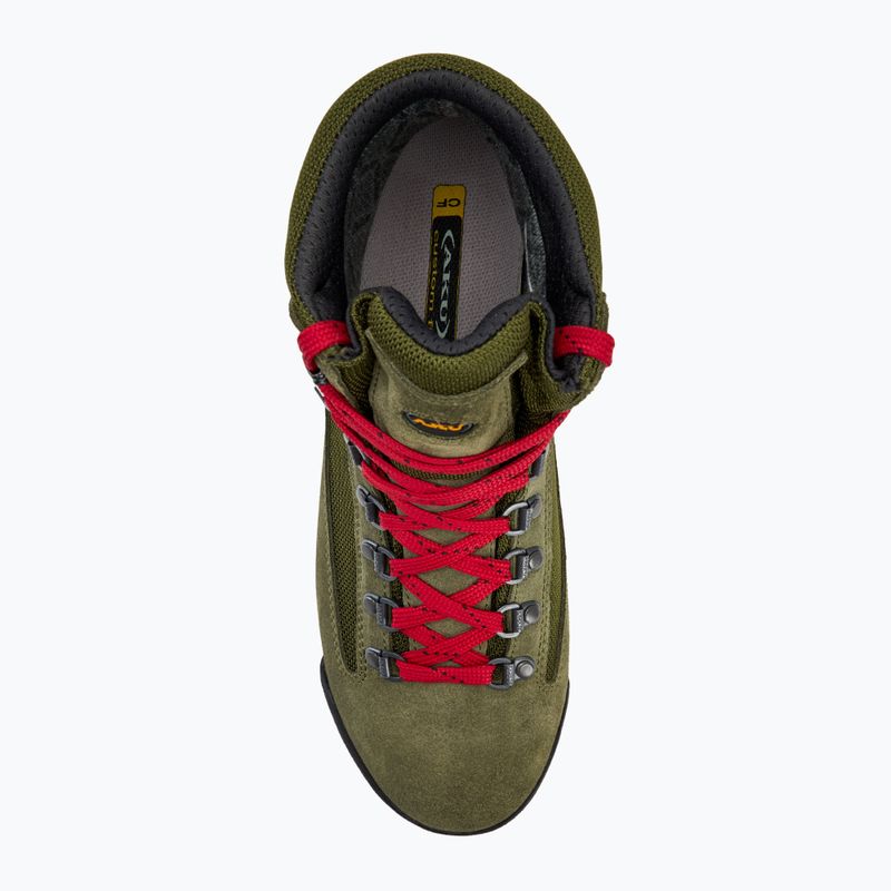 Pánské trekingové boty  AKU Slope Micro GTX military green/red 5