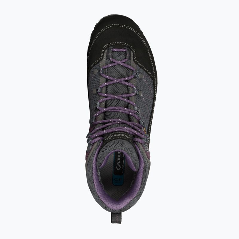 Dámské trekingové boty  AKU Trekker Lite III Wide GTX anthracite/violet 9