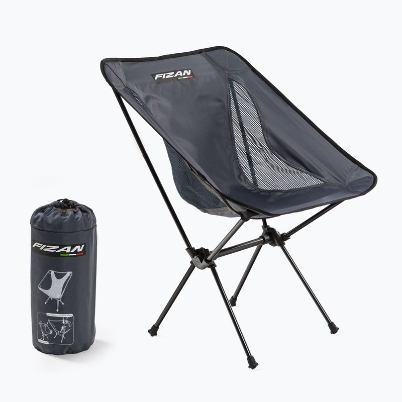 Turistické křeslo Fizan šedé 217 5