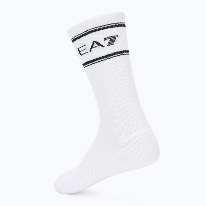 Ponožky EA7 Emporio Armani Train Socks Sponge 3 pairs white / white / white 2