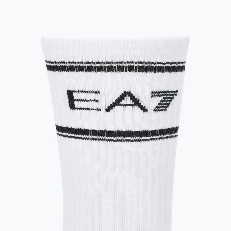 Ponožky EA7 Emporio Armani Train Socks Sponge 3 pairs white / white / white 3
