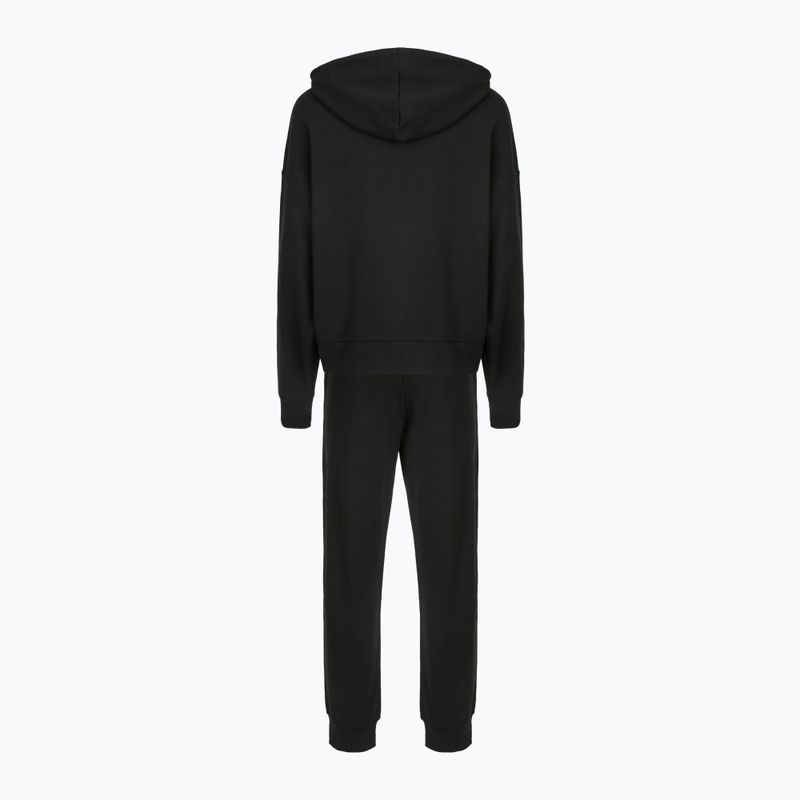 Dámská teplákovka EA7 Emporio Armani Train Visibility Zip black / silver 2