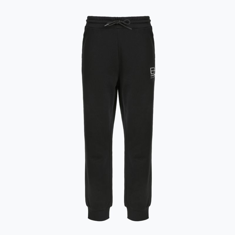 Dámská teplákovka EA7 Emporio Armani Train Visibility Zip black / silver 6