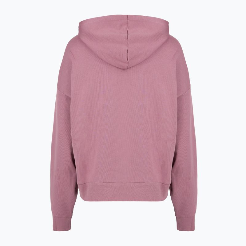 Dámská teplákovka EA7 Emporio Armani Train Visibility Zip dusky orchid 4