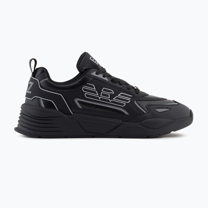 Boty EA7 Emporio Armani Ace Runner Special triple black / silver 8