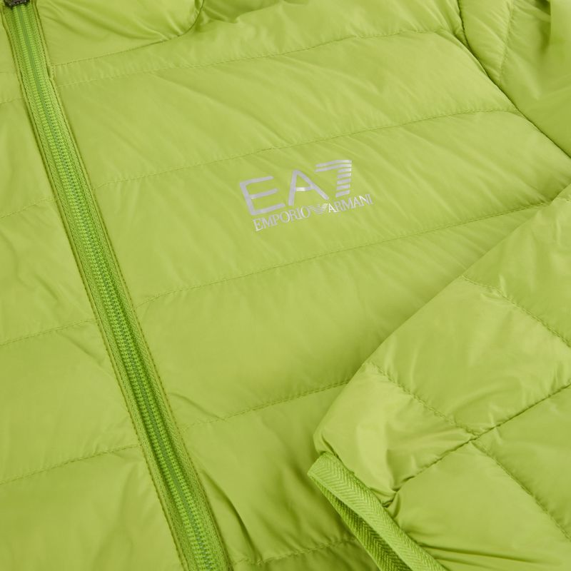 Pánská bunda EA7 Emporio Armani Train Core Id Down Light Jacket Hoodie macaw green 4