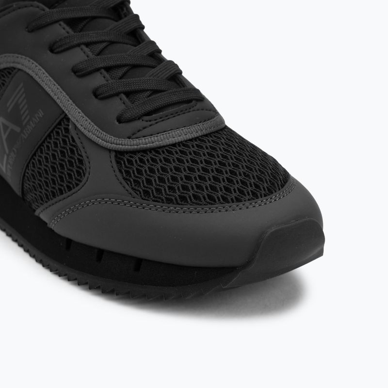 Boty EA7 Emporio Armani Black & White Laces black / asphalt 7
