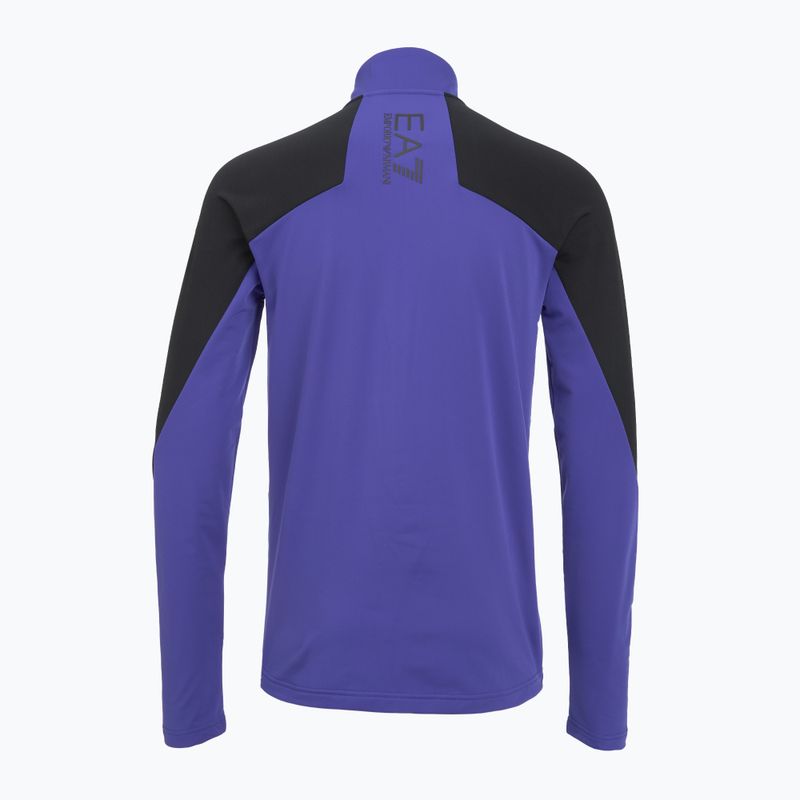 Pánská mikina EA7 Emporio Armani Ski Kitzbuhel Power Stretch Colorblock T-Top Fz clematis blue 2