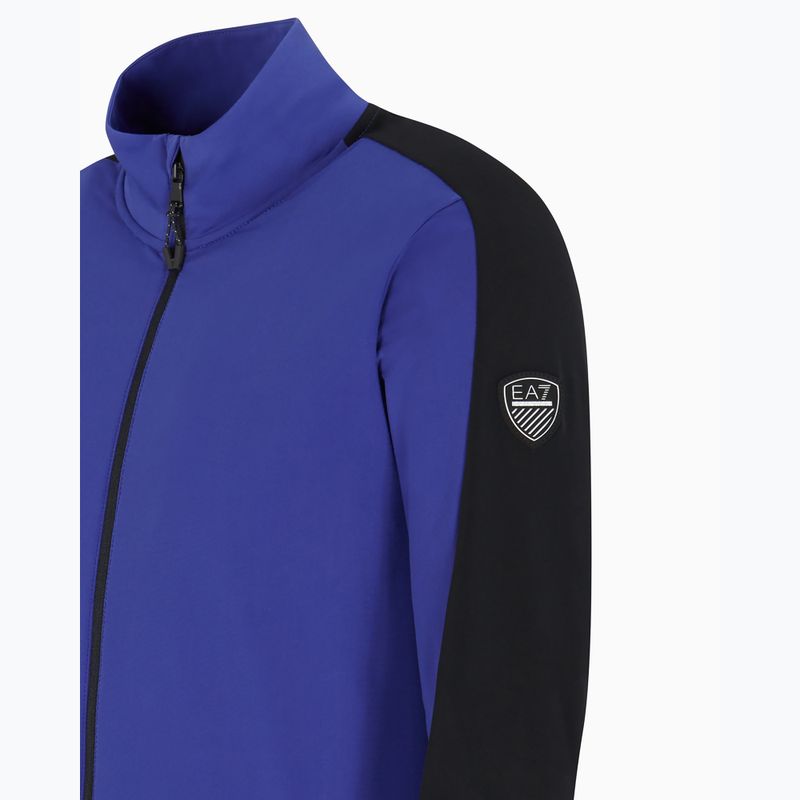 Pánská mikina EA7 Emporio Armani Ski Kitzbuhel Power Stretch Colorblock T-Top Fz clematis blue 3