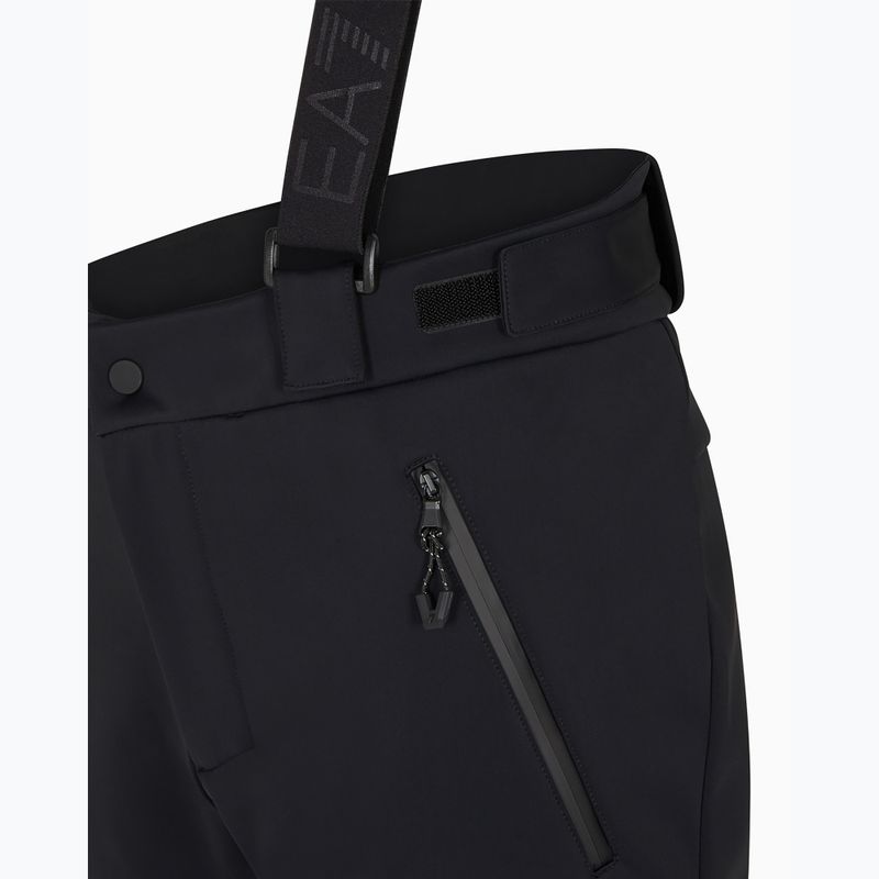 Pánské lyžařské kalhoty EA7 Emporio Armani Ski Kitzbuhel Softshell black 3