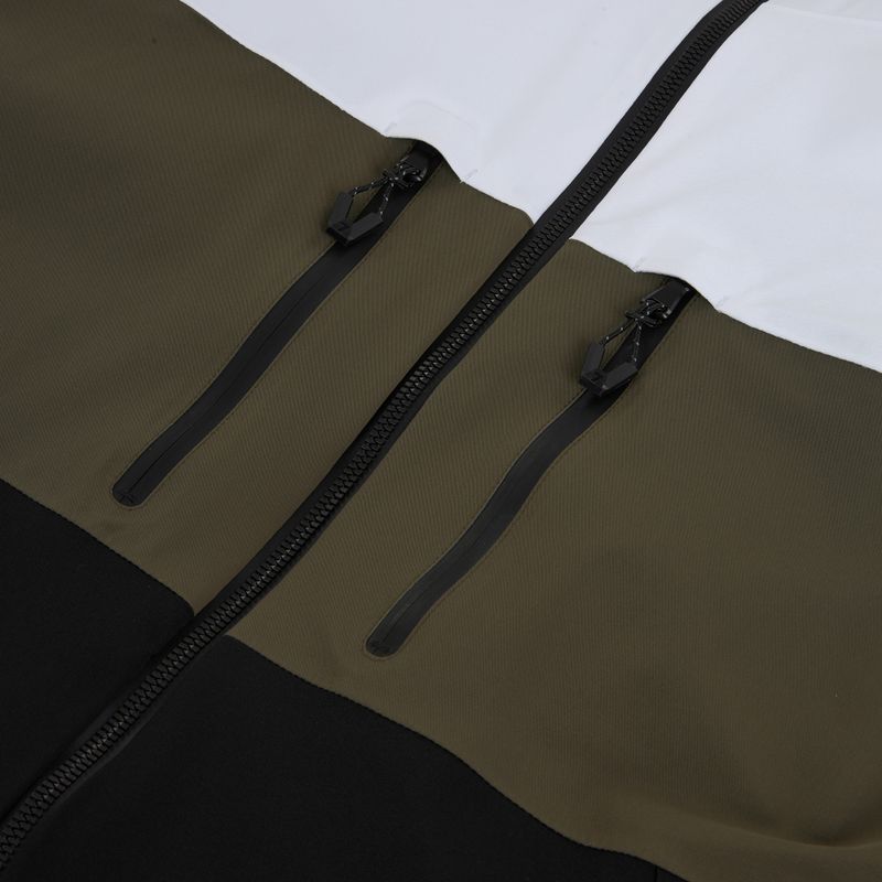 Pánská lyžařská bunda EA7 Emporio Armani Ski Kitzbuhel Protectum7 Colorblock white / black / grape leaf 3