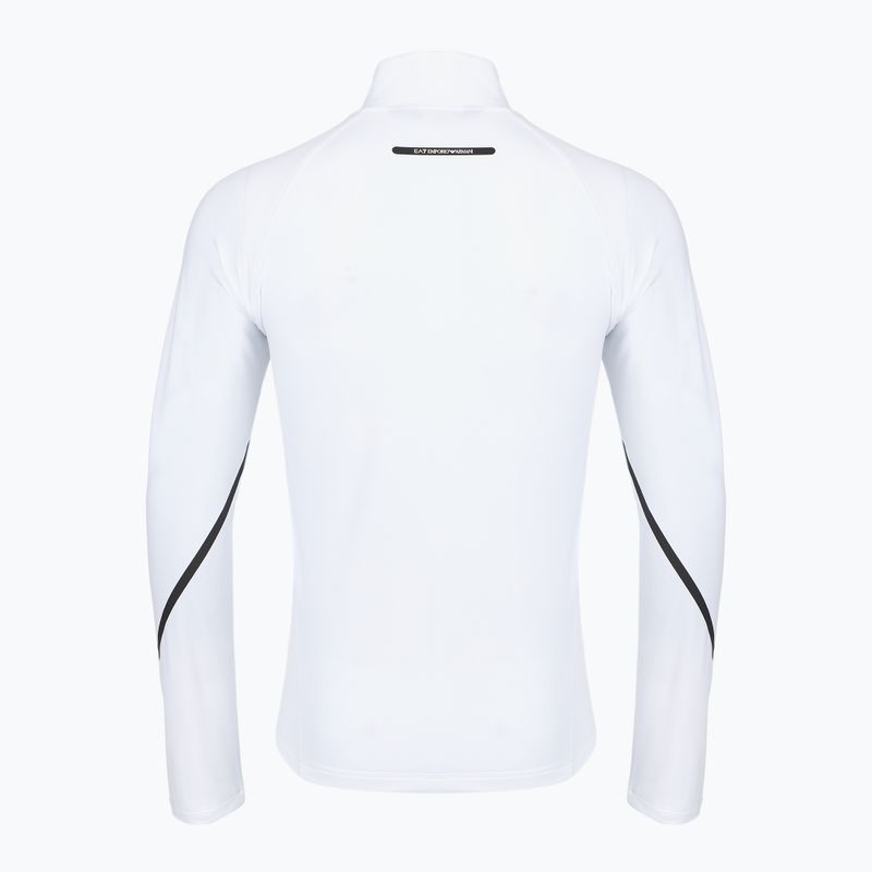 Pánská mikina EA7 Emporio Armani Ski Cortina Powerstretch Fz white 2