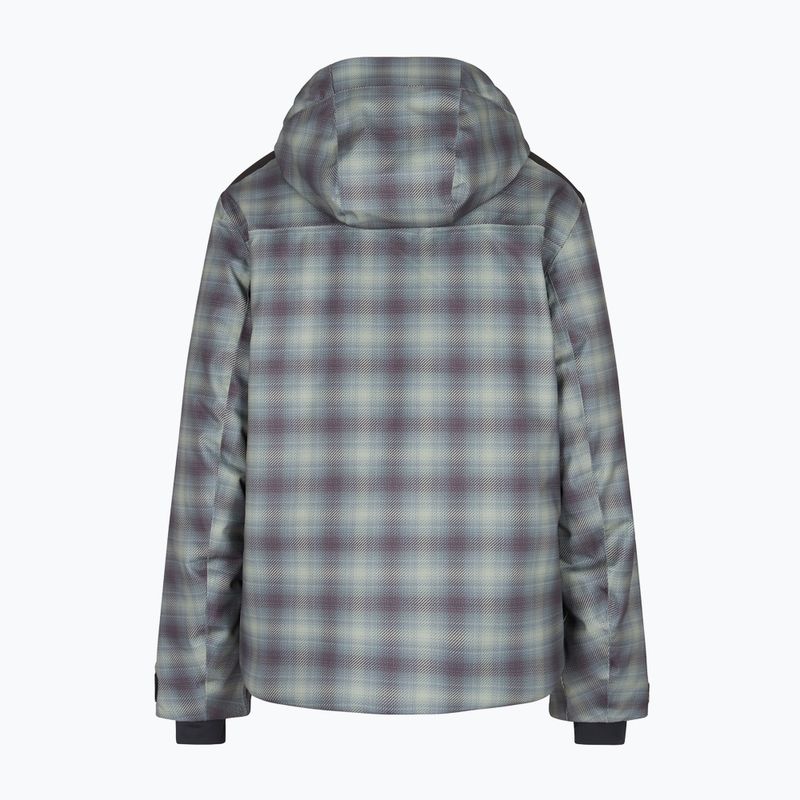 Pánská lyžařská bunda EA7 Emporio Armani Ski St. Moritz Fashion fancy green check 2