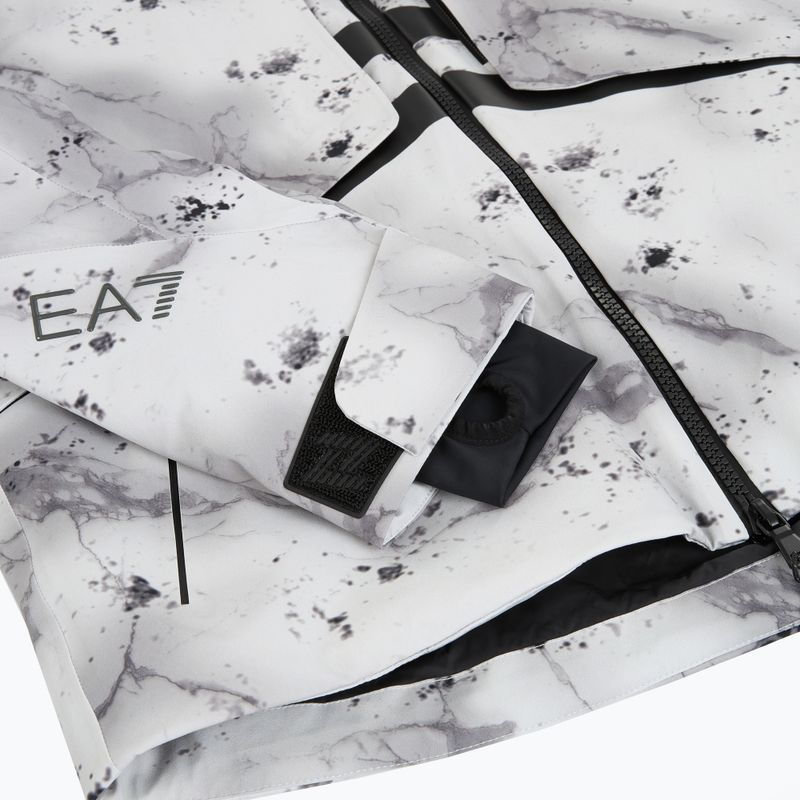 Pánská lyžařská bunda EA7 Emporio Armani Ski Cortina Protectum7 Graphic fancy ice 3