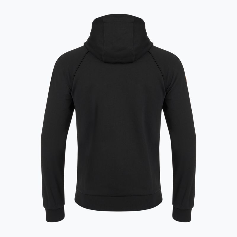 Pánská mikina Emporio Armani EA7 Train Logo Series Extended Logo Hoodie Fz black / gold 2