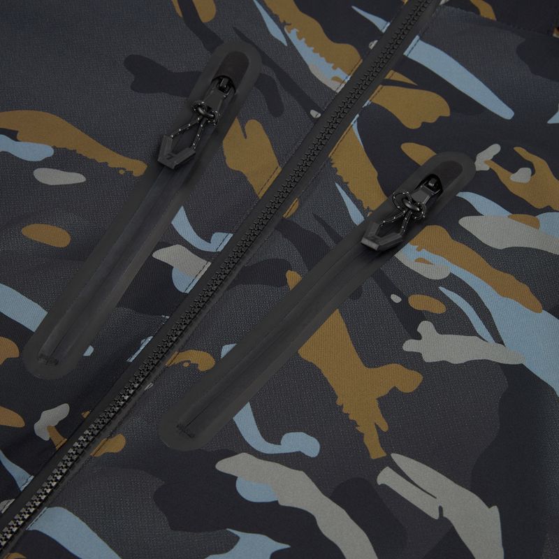 Pánská lyžařská bunda EA7 Emporio Armani Ski Kitzbuhel Protectum7 Graphic brown camou 3