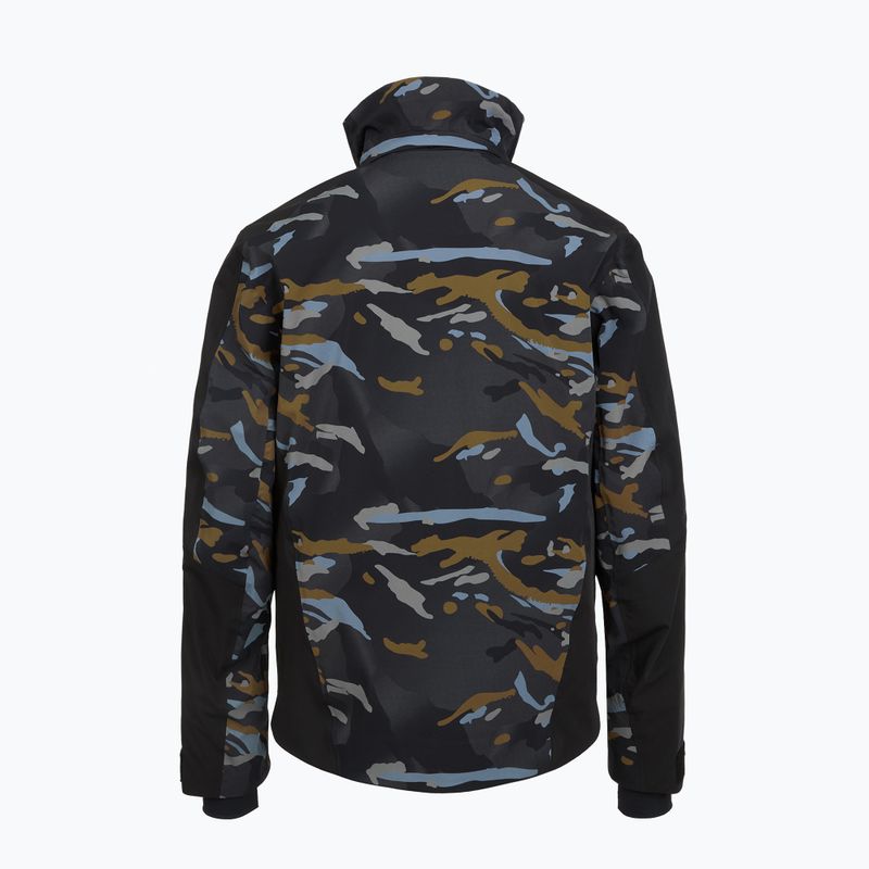 Pánská lyžařská bunda EA7 Emporio Armani Ski Kitzbuhel Protectum7 Graphic brown camou 7