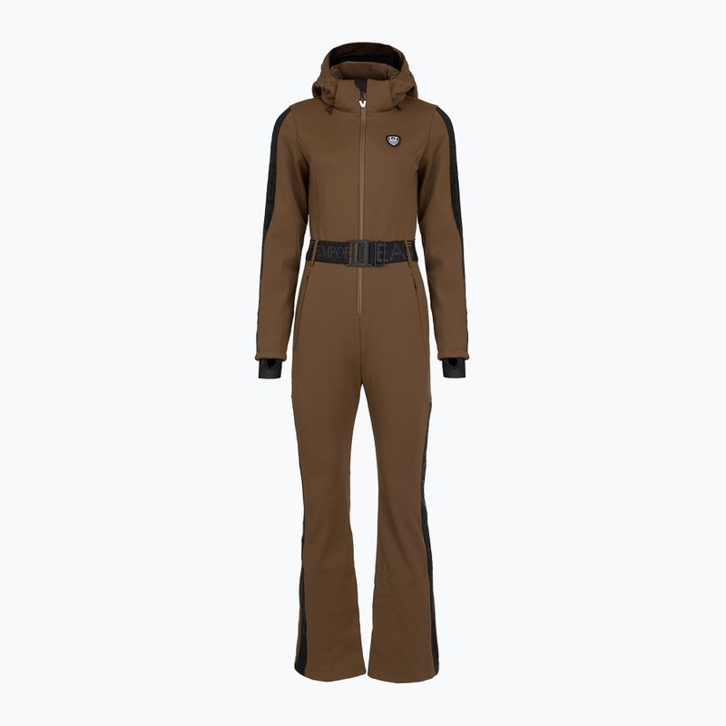 Dámská lyžařská kombinéza EA7 Emporio Armani Ski Kitzbuhel Softshell carafe