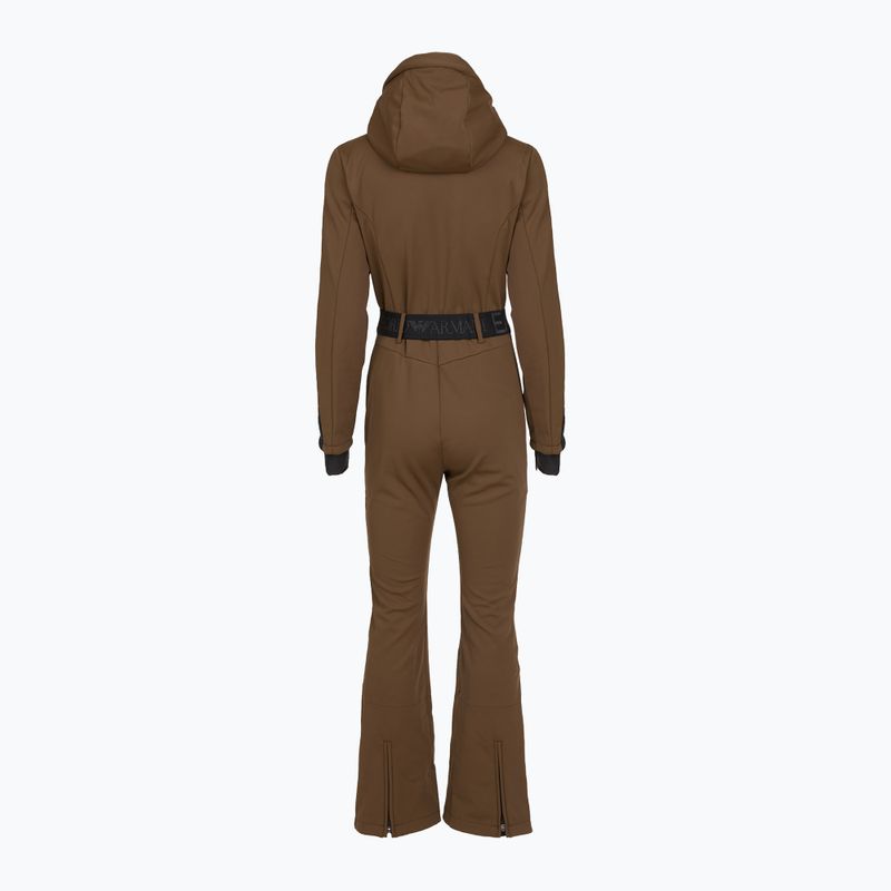 Dámská lyžařská kombinéza EA7 Emporio Armani Ski Kitzbuhel Softshell carafe 2