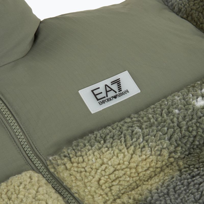 Dámská bunda EA7 Train Contemporary Sport Medium Padded fancy basil stellar 3