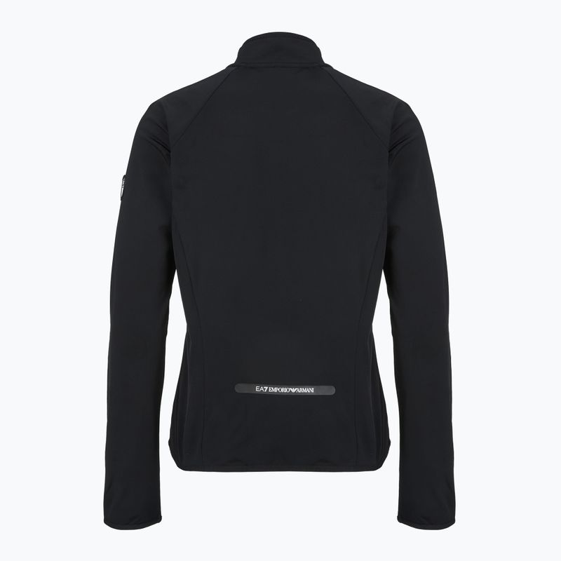 Dámská lyžařská mikina EA7 Emporio Armani Ski Cortina Powerstretch Fz black 2