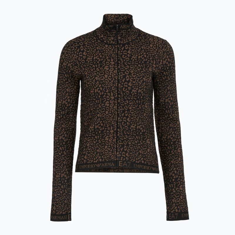 Dámská sada termoprádla EA7 Emporio Armani Ski Jacquard Knitted fancy brown animal print 3