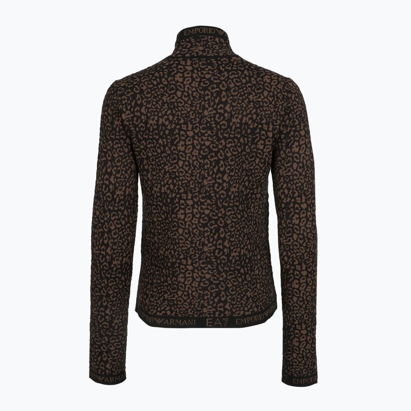 Dětský set termoprádla EA7 Emporio Armani Ski Jacquard Knitted fancy brown animalier 4