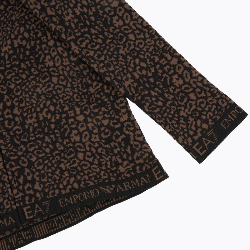 Dámská sada termoprádla EA7 Emporio Armani Ski Jacquard Knitted fancy brown animal print 6